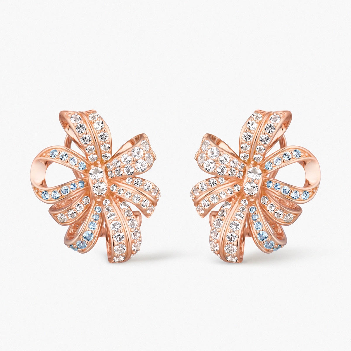 Kolczyki srebrne Balerina