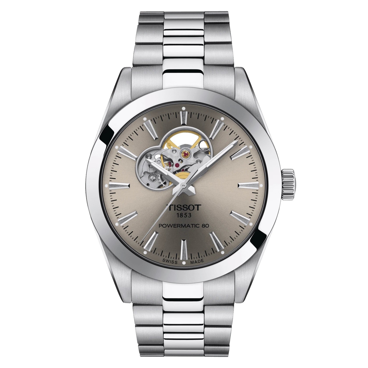 TISSOT GENTLEMAN POWERMATIC 80 OPEN HEART
