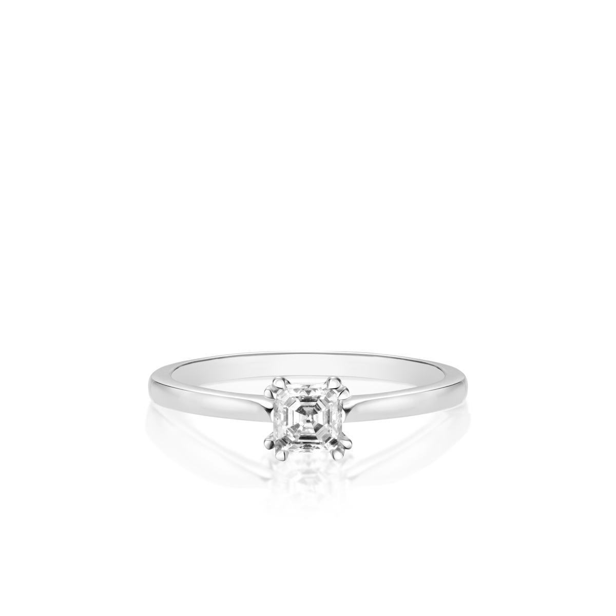 Pierścionek zaręczynowy złoty Królewski