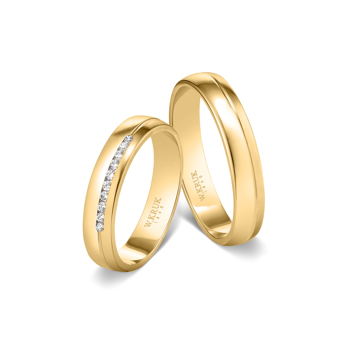 Obrączka złota DONARE damska