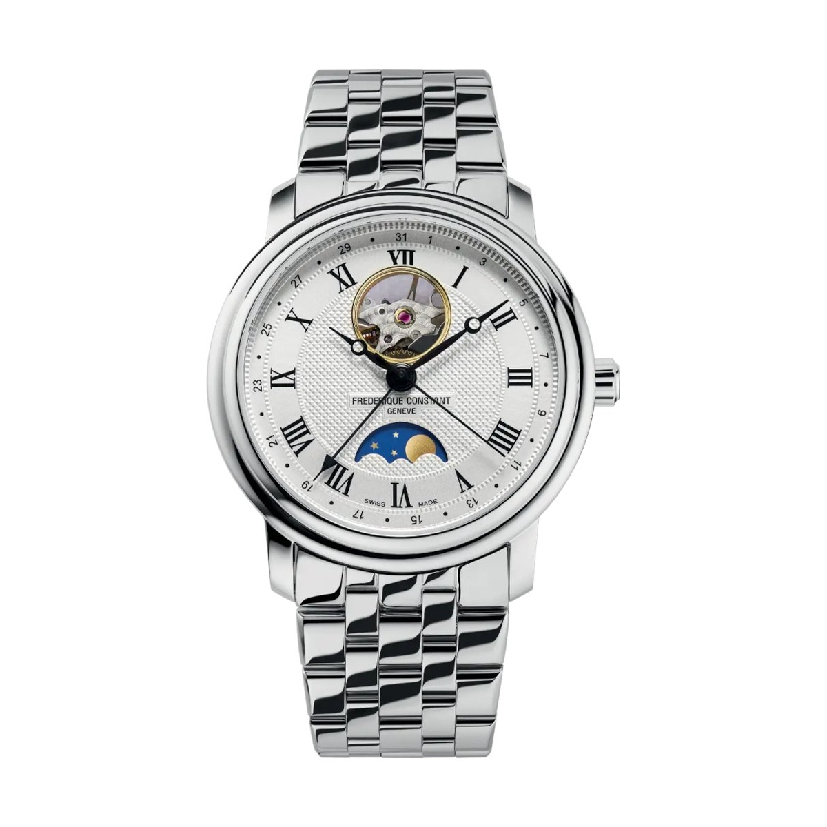 ZEGAREK FREDERIQUE CONSTANT CLASSICS HEART BEAT MOONPHASE DATE