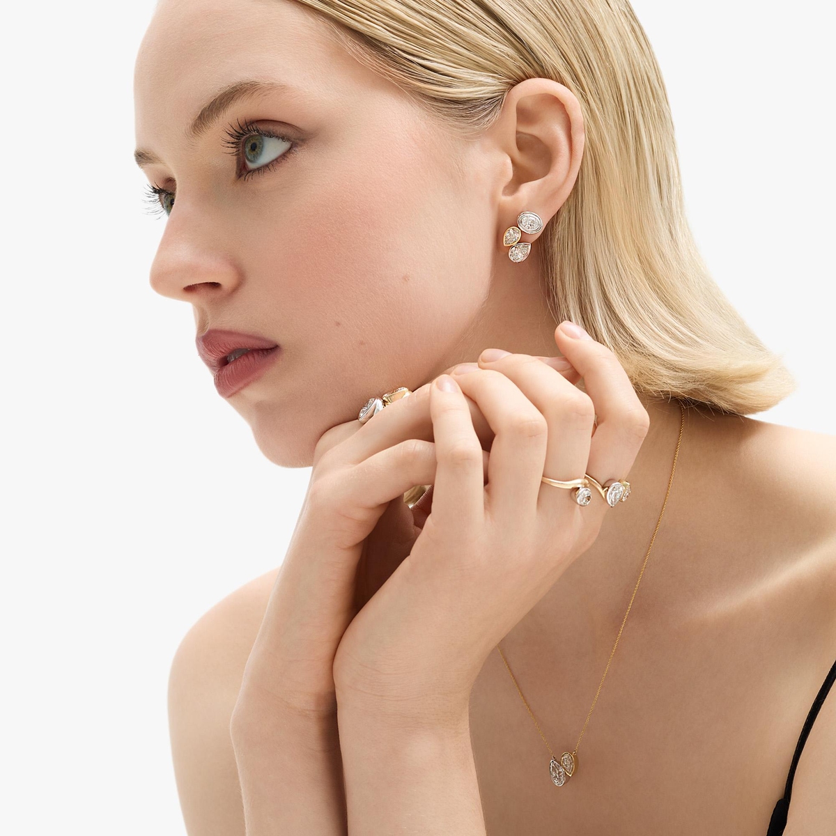 Kolczyki złote Nuova