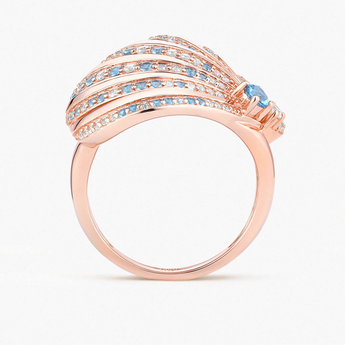 Pierścionek srebrny Balerina