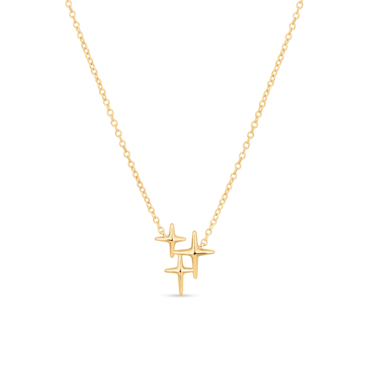 Naszyjnik srebrny pozłacany