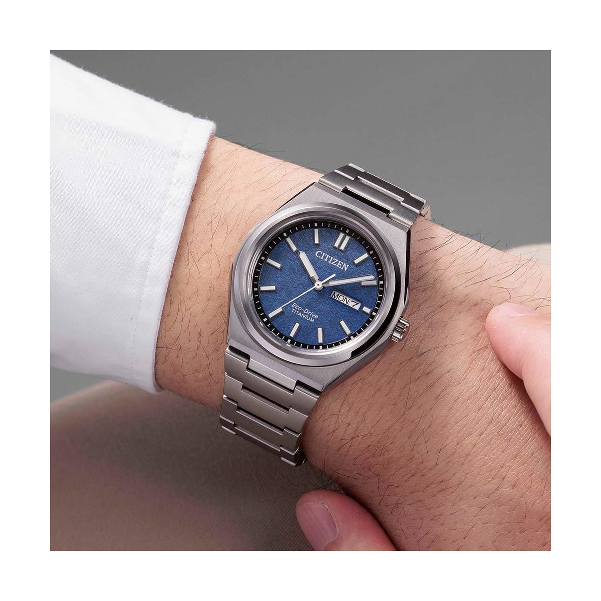 ZEGAREK CITIZEN SUPER TITANIUM ZENSHIN THREE-HAND