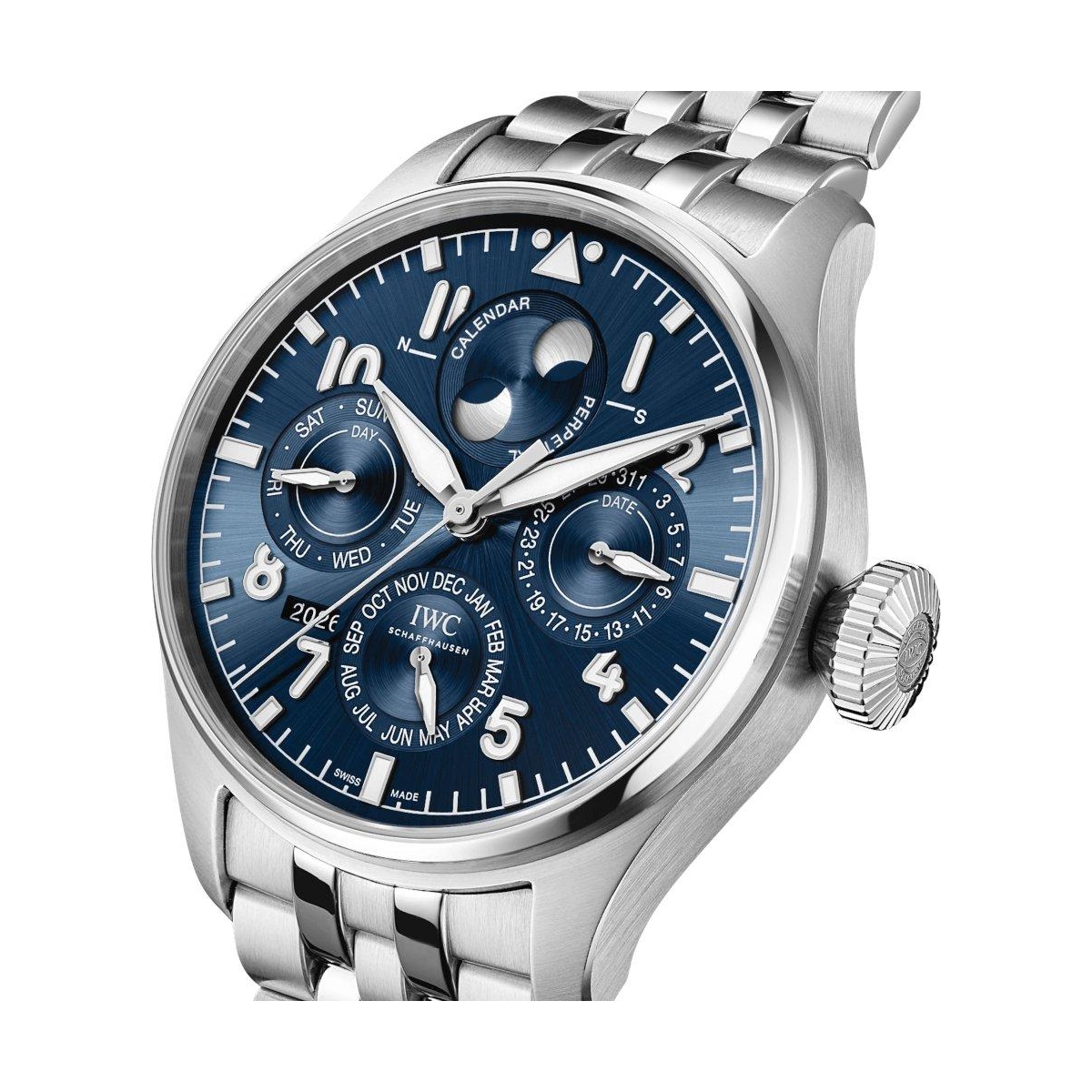 ZEGAREK IWC SCHAFFHAUSEN BIG PILOT'S PERPETUAL CALENDAR PROSET LE PETIT PRINCE