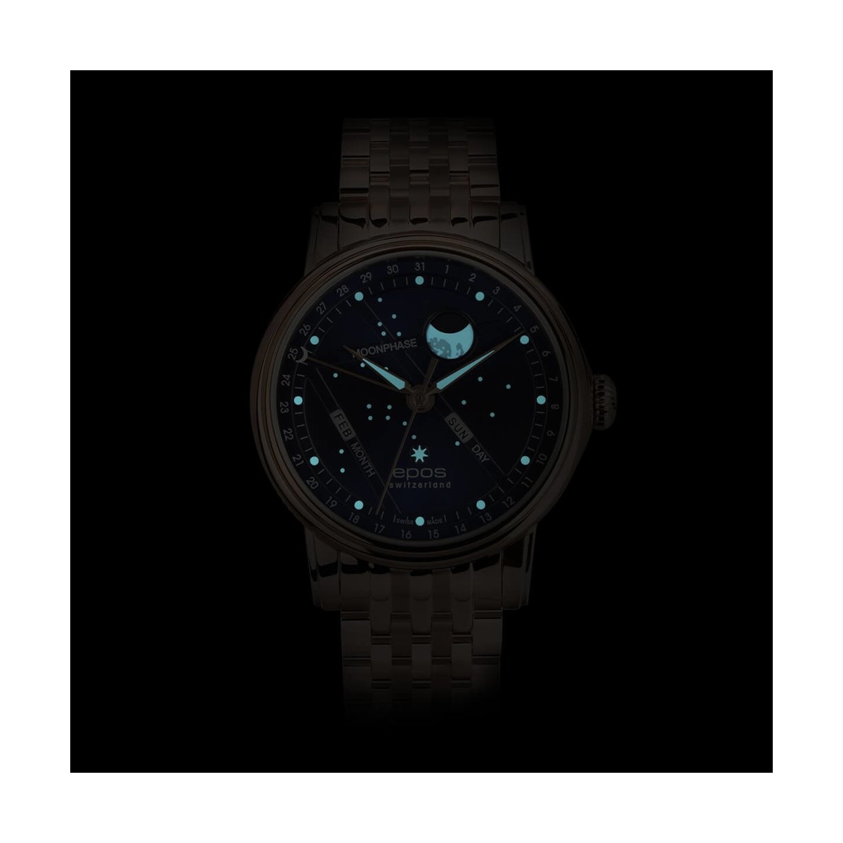 ZEGAREK EPOS ARTISTRY 3439 BM NORTH STAR AUTOMATIC MOONPHASE