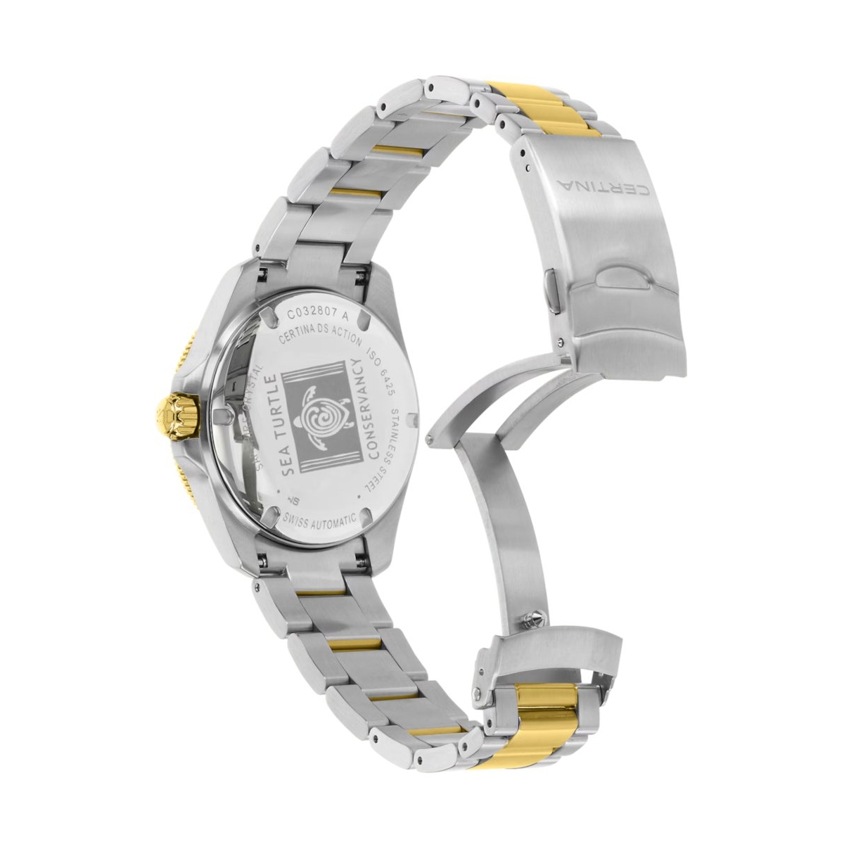 ZEGAREK CERTINA DS ACTION Diver 38mm Powermatic 80 Sea Turtle Conservancy Special Edition