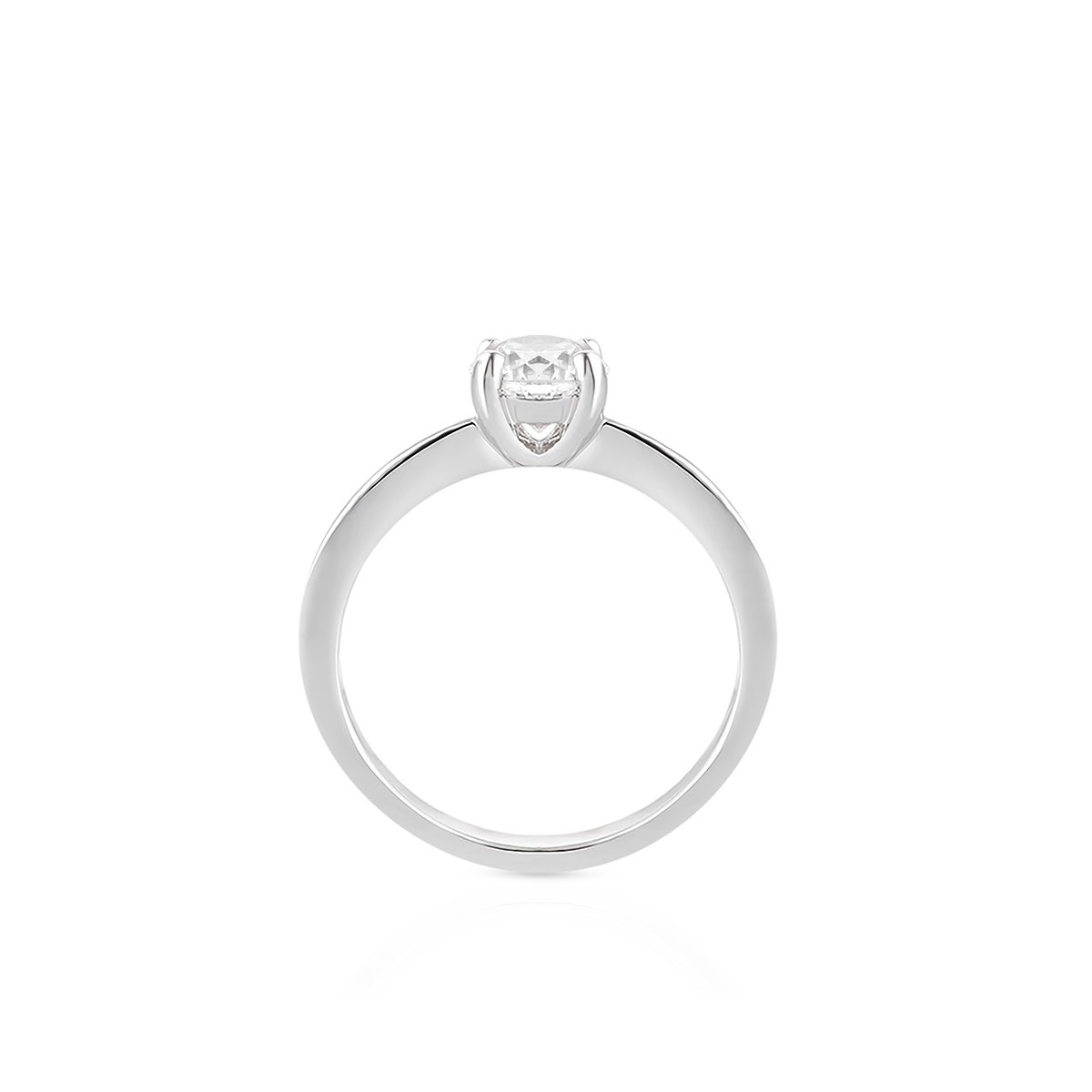 Pierścionek zaręczynowy złoty Szczęśliwy