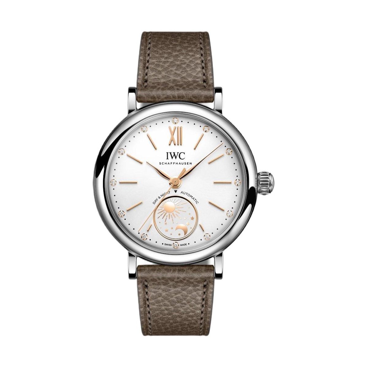 ZEGAREK IWC SCHAFFHAUSEN PORTOFINO AUTOMATIC DAY & NIGHT 34