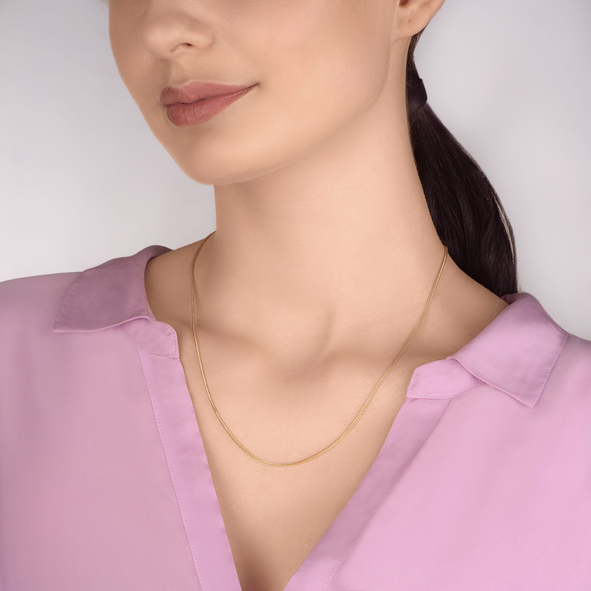 Łańcuszek złoty lisi ogon