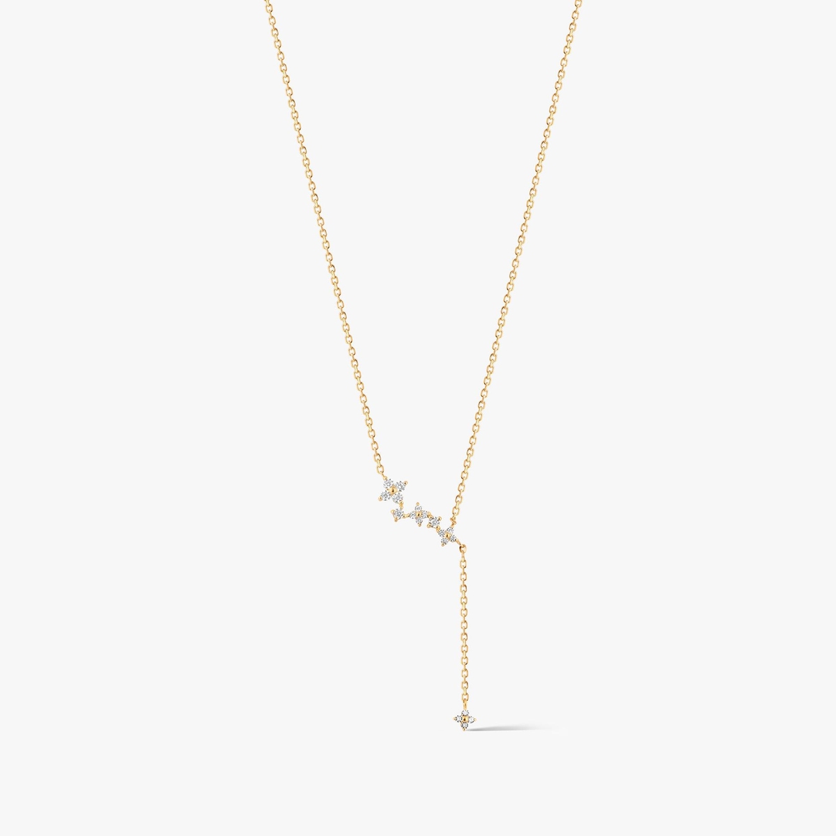 Naszyjnik złoty z cyrkoniami  Ceremonials