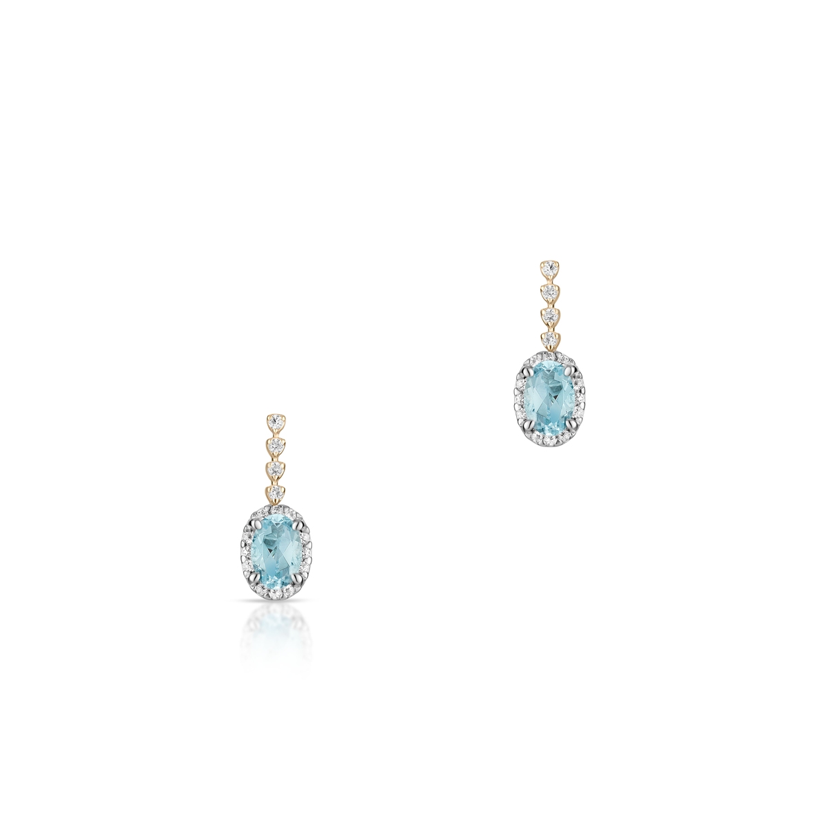 Kolczyki złote Maria Antonina