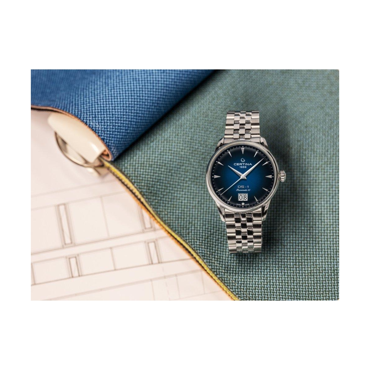 ZEGAREK CERTINA DS-1 BIG DATE POWERMATIC 80