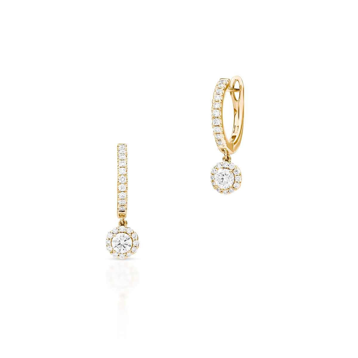 Kolczyki złote Recarlo