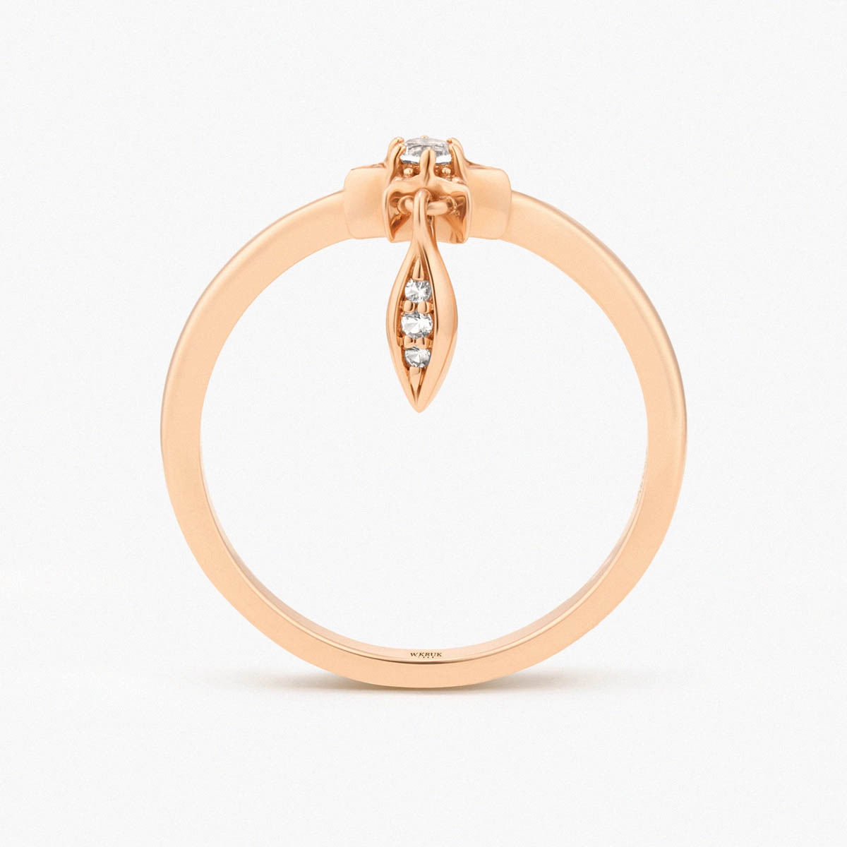 Pierścionek złoty Follow