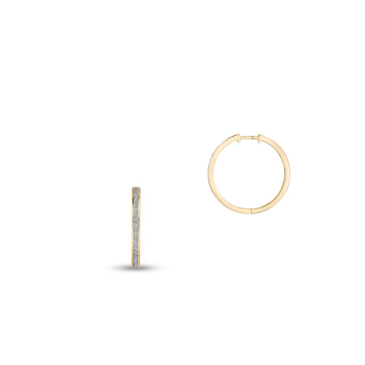 Kolczyki złote z brylantami