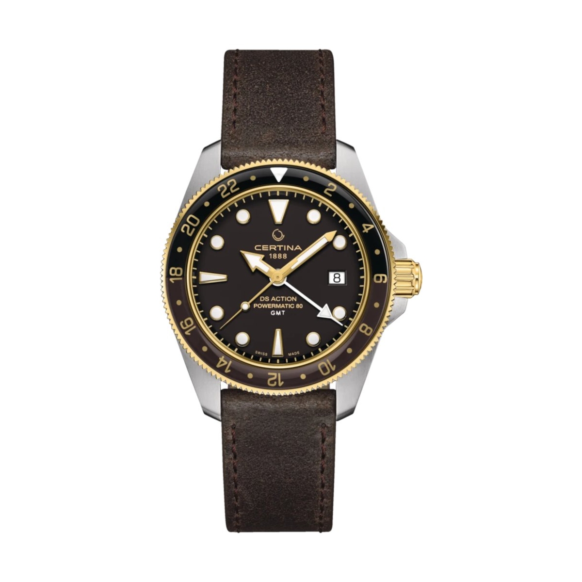 ZEGAREK CERTINA DS Action GMT Powermatic 80
