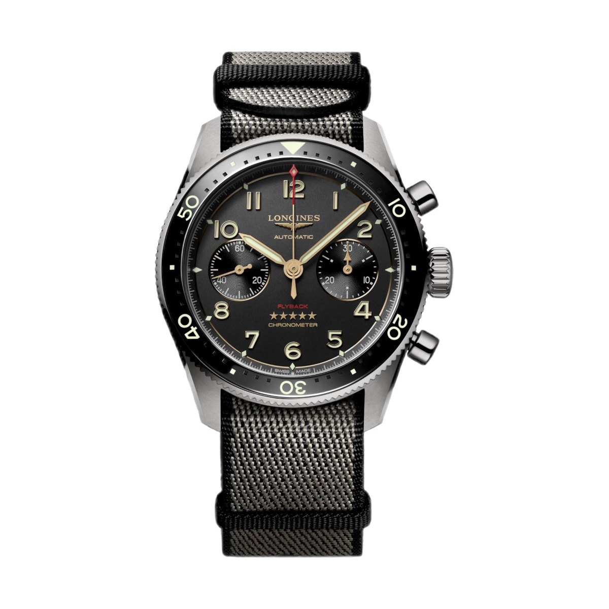 LONGINES SPIRIT FLYBACK TITANIUM