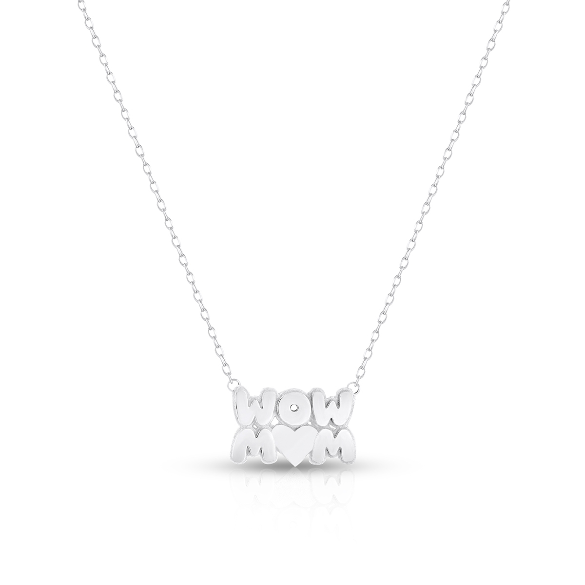 Naszyjnik srebrny Mom