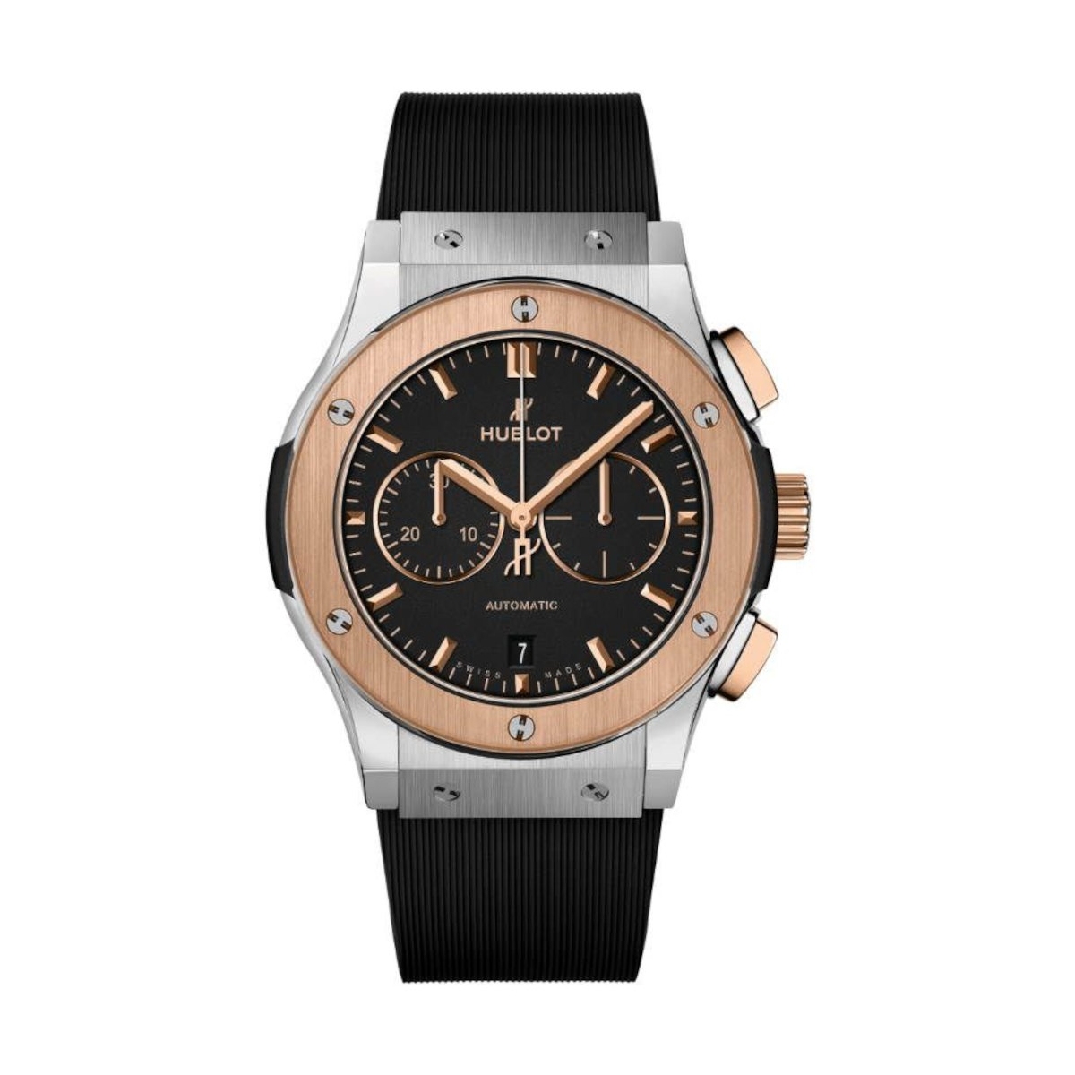 ZEGAREK HUBLOT CLASSIC FUSION CHRONOGRAPH KING GOLD TITANIUM