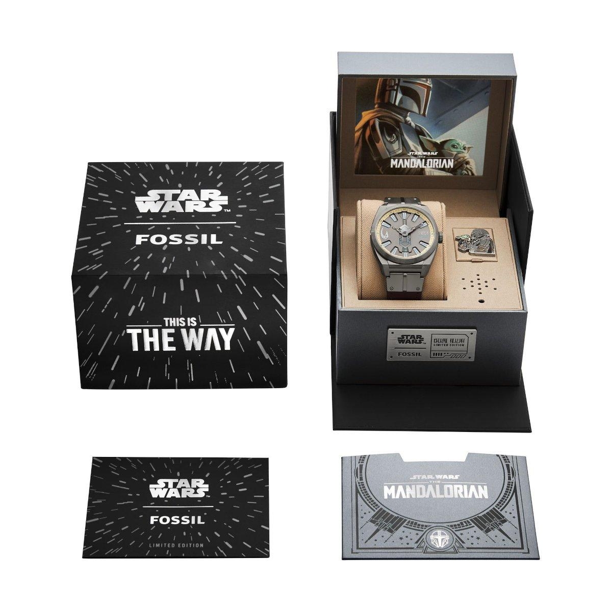 ZEGAREK FOSSIL EVERETT STAR WARS MANDALORIAN LIMITED EDITION