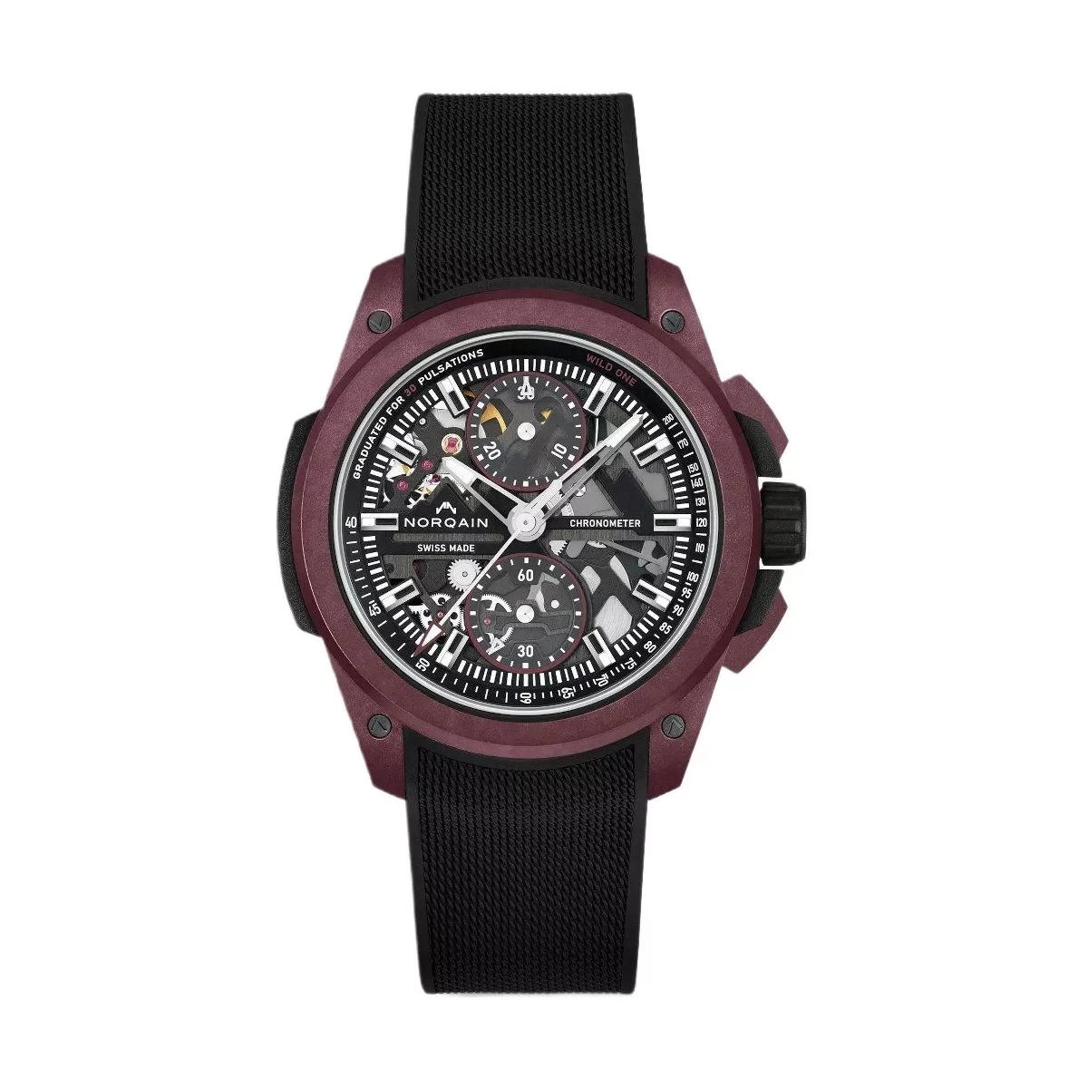 ZEGAREK NORQAIN WILD ONE SKELETON CHRONO LIMITED EDITION