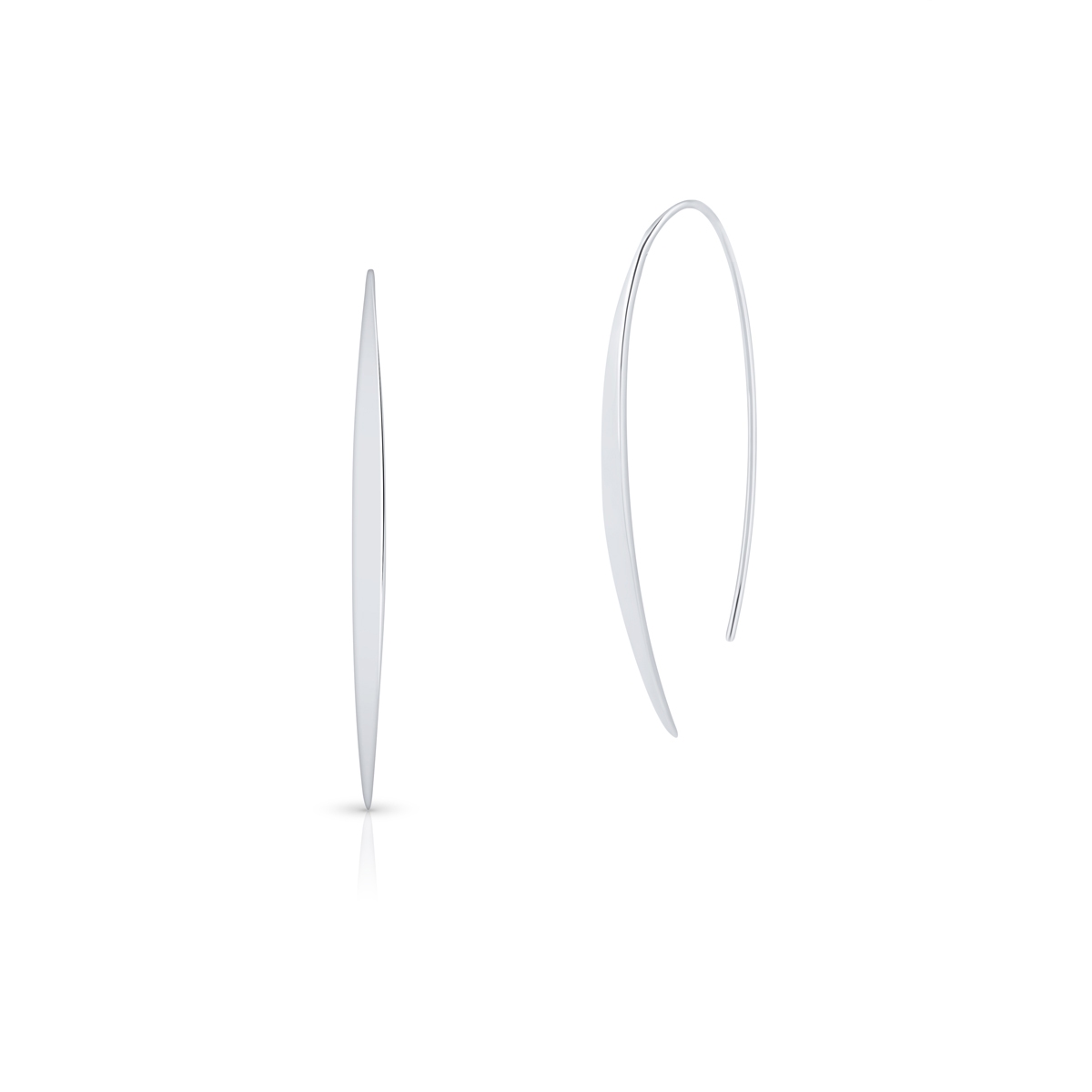 Kolczyki srebrne długie