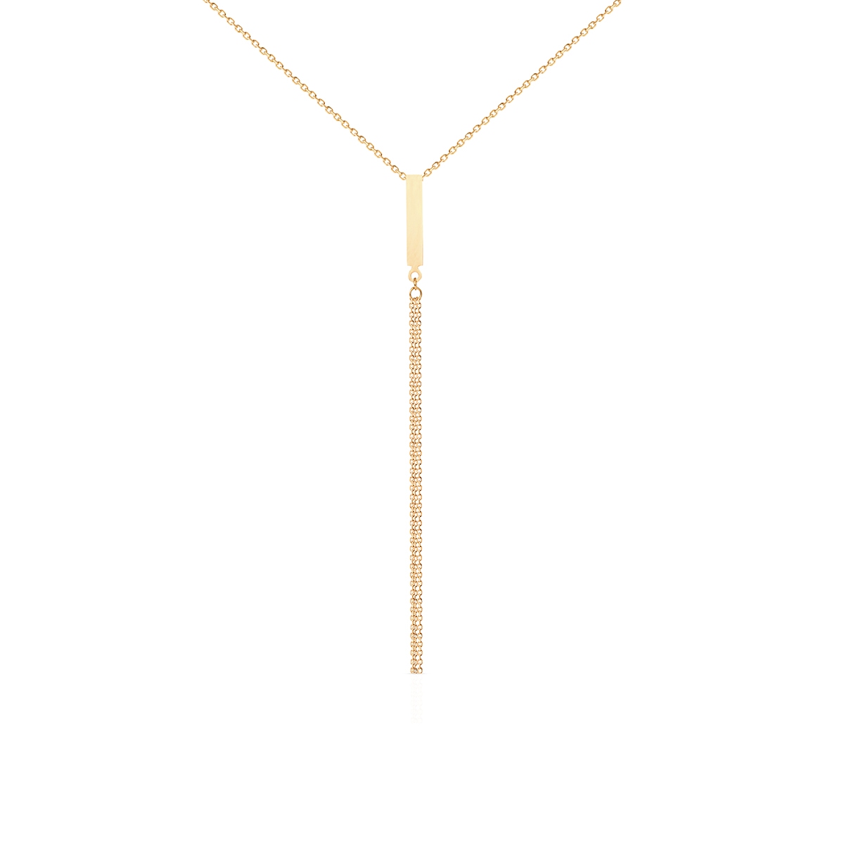 Naszyjnik złoty krawatka