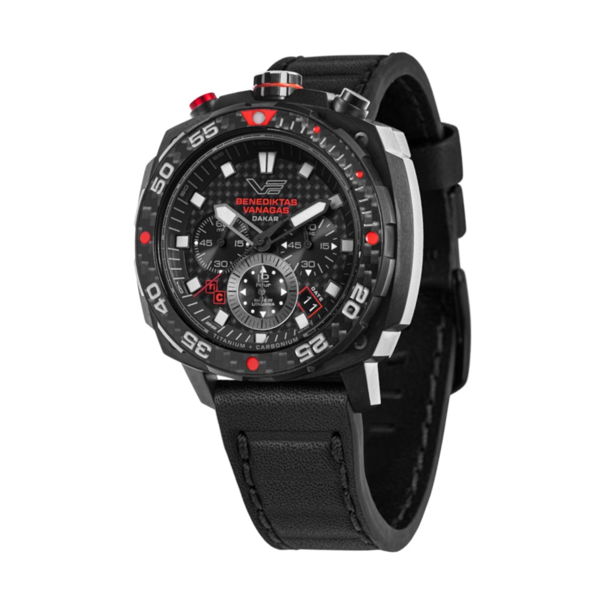 ZEGAREK VOSTOK EUROPE SYSTEMA PERIODICUM BENEDIKTAS VANAGAS DAKAR EDITION