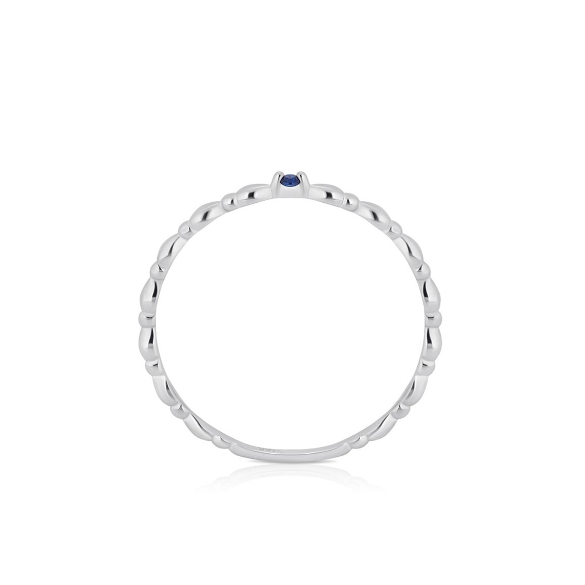 Pierścionek srebrny z cyrkonią