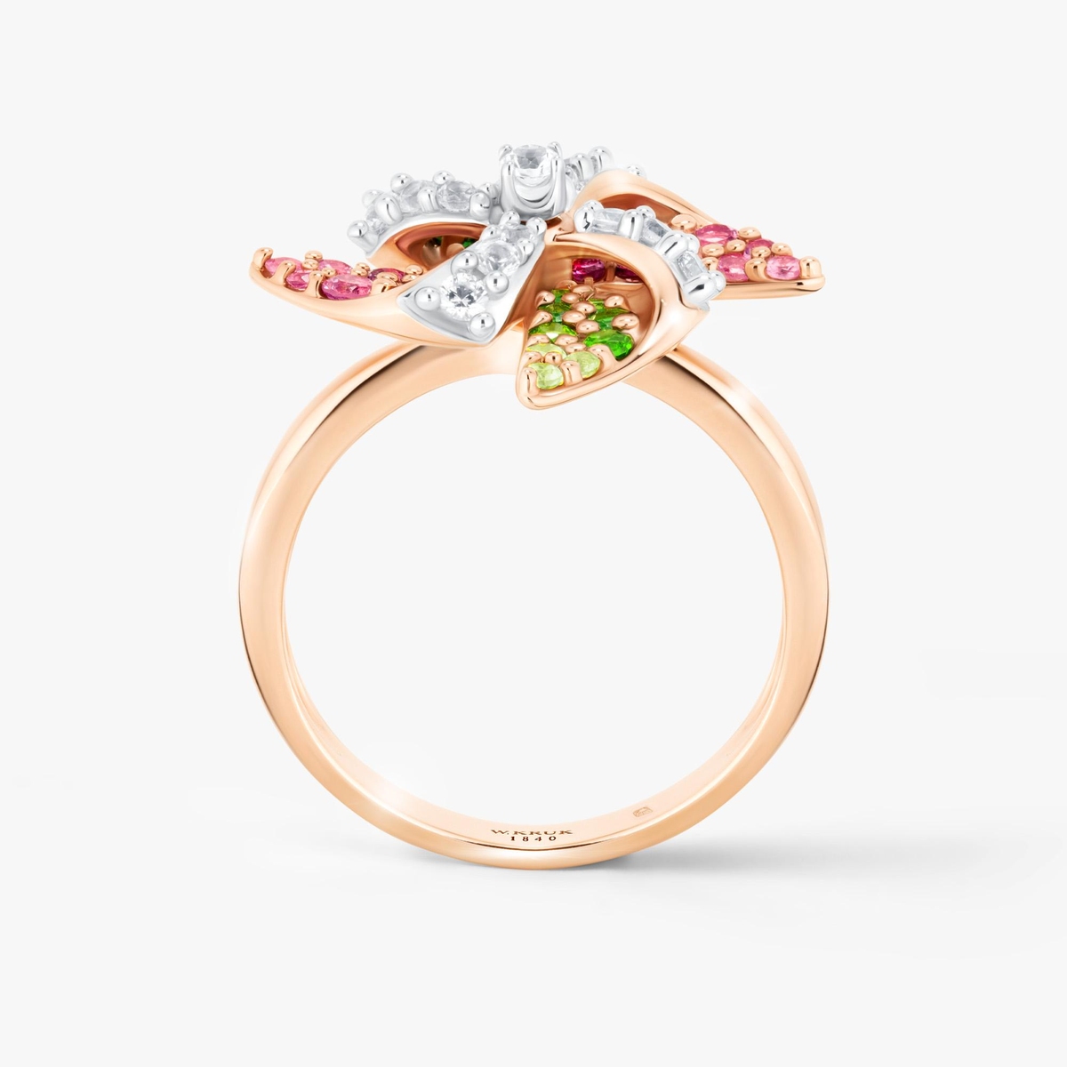 Pierścionek złoty Lunapark