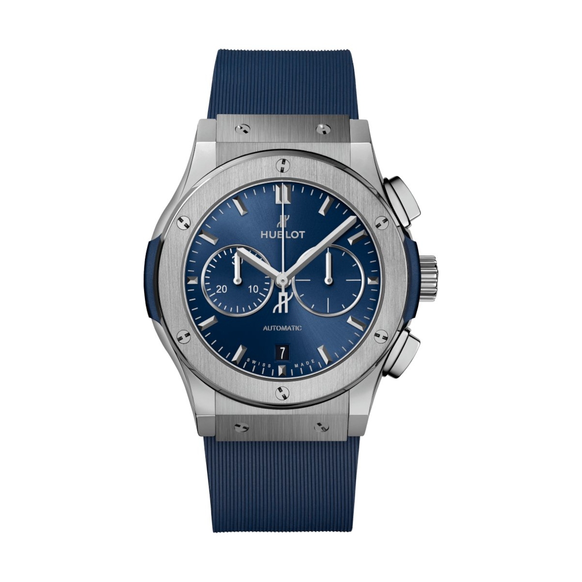 ZEGAREK HUBLOT CLASSIC FUSION CHRONOGRAPH TITANIUM BLUE