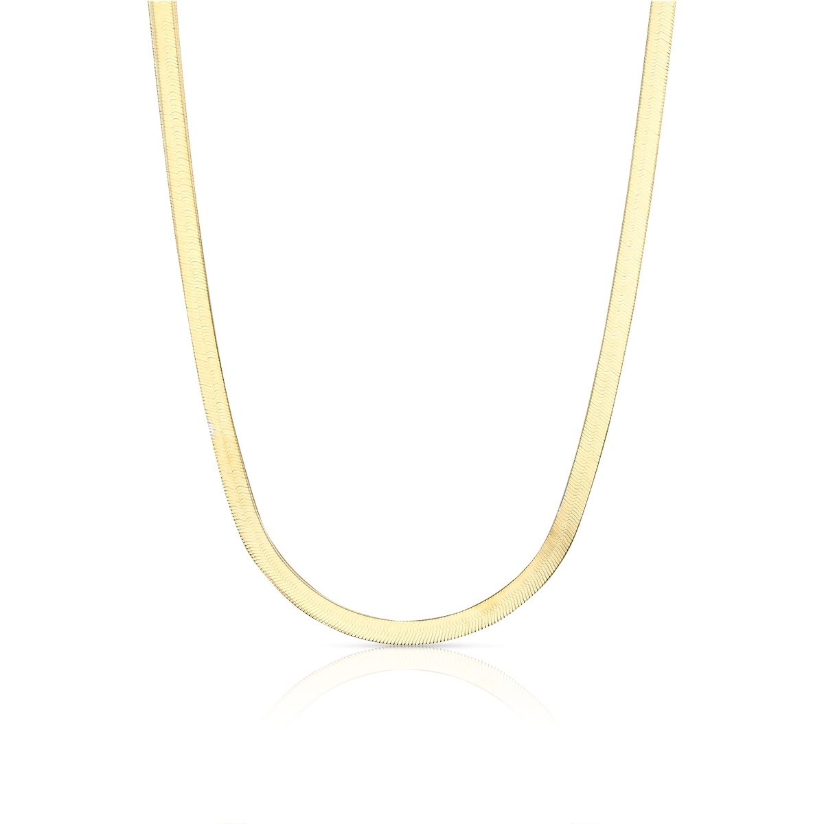 Naszyjnik złoty bicolor żmijka