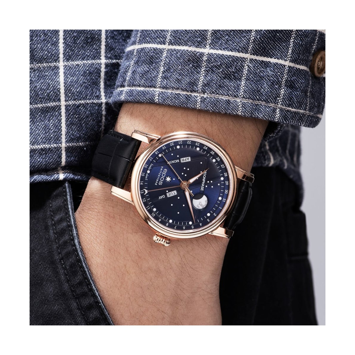 ZEGAREK EPOS ARTISTRY 3439 BM NORTH STAR AUTOMATIC MOONPHASE