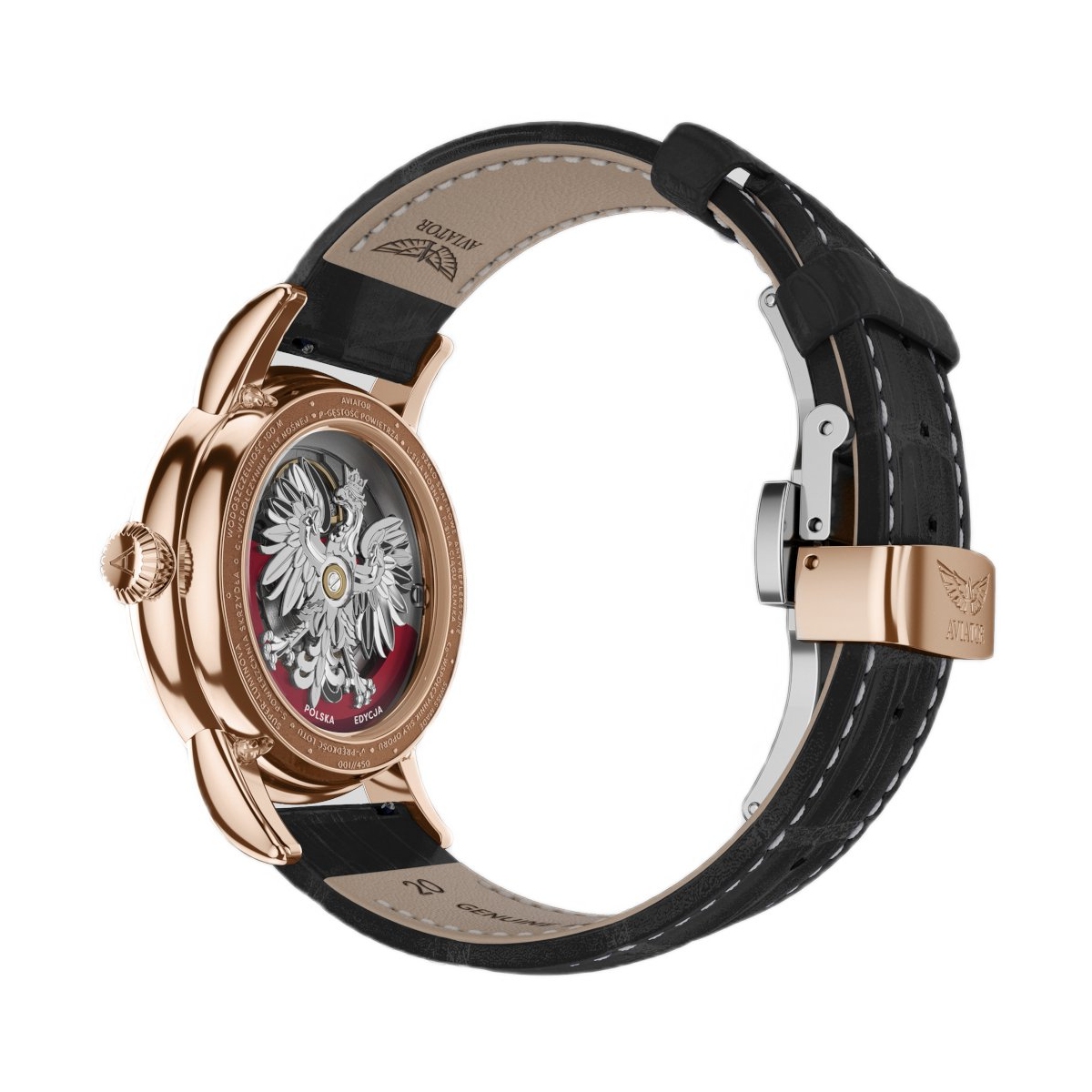 ZEGAREK AVIATOR DOUGLAS DAY-DATE POLSKA EDYCJA