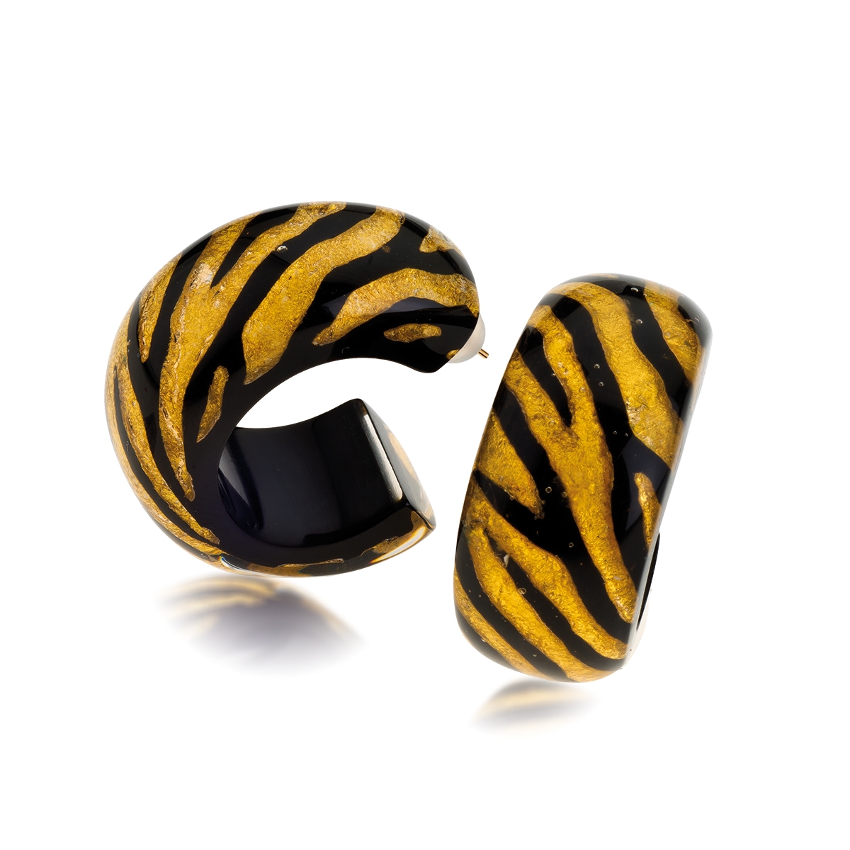 Kolczyki z żywicy W.KRUK