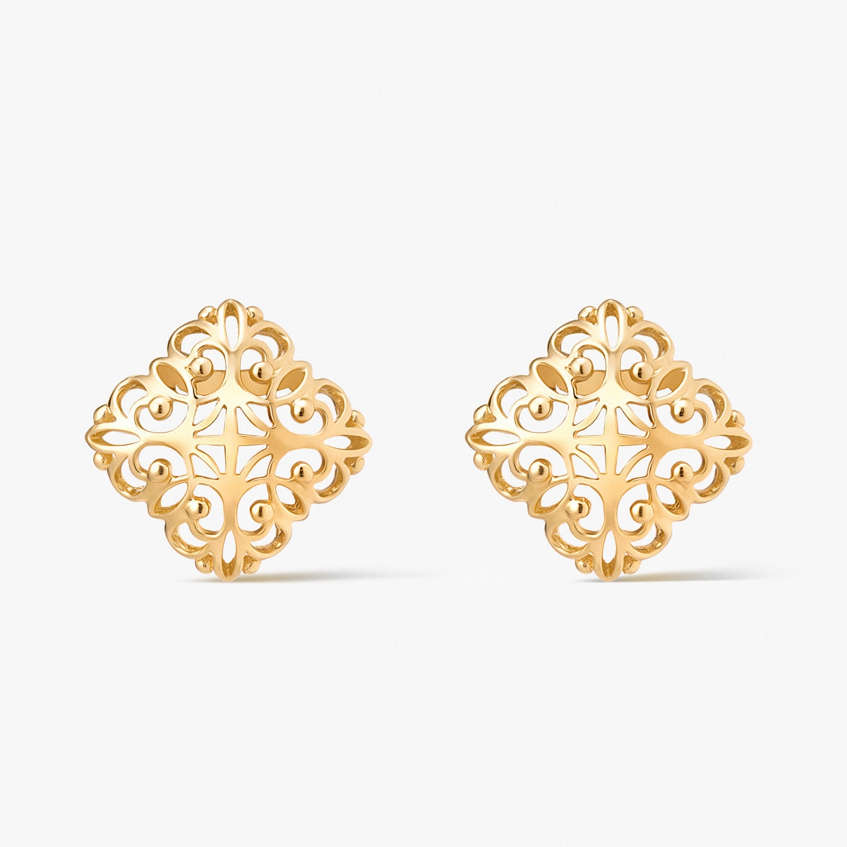 Kolczyki złote Royal Star