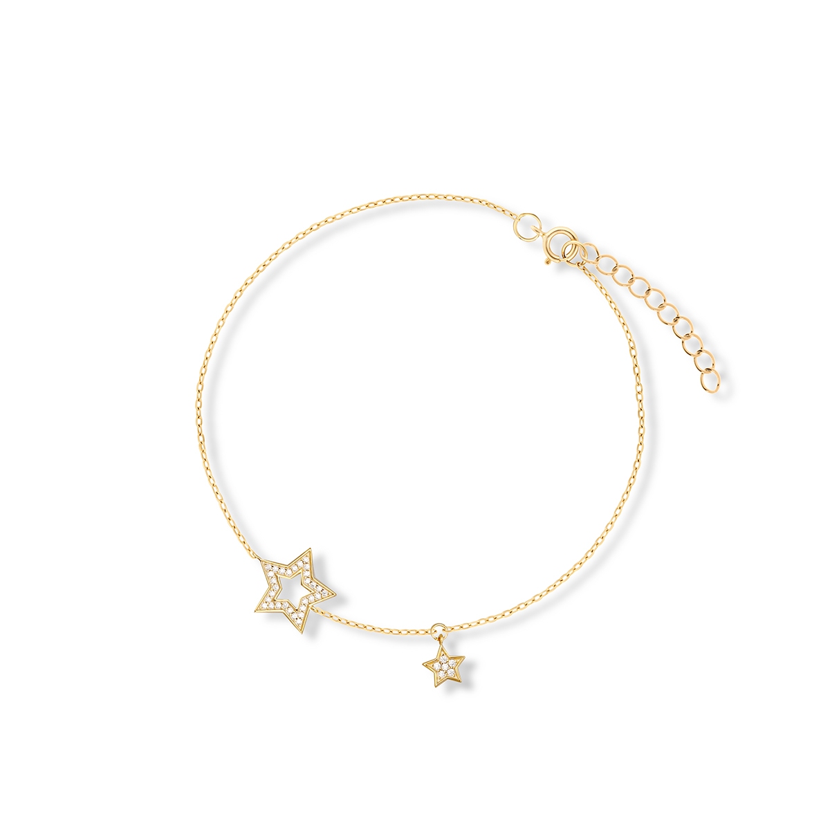 Bransoleta srebrna Little Star