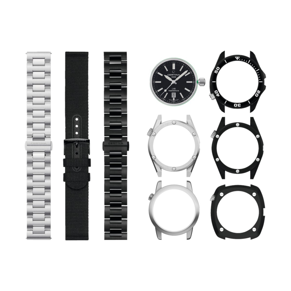 ZEGAREK CERTINA DS+ KIT BLACK EDITION