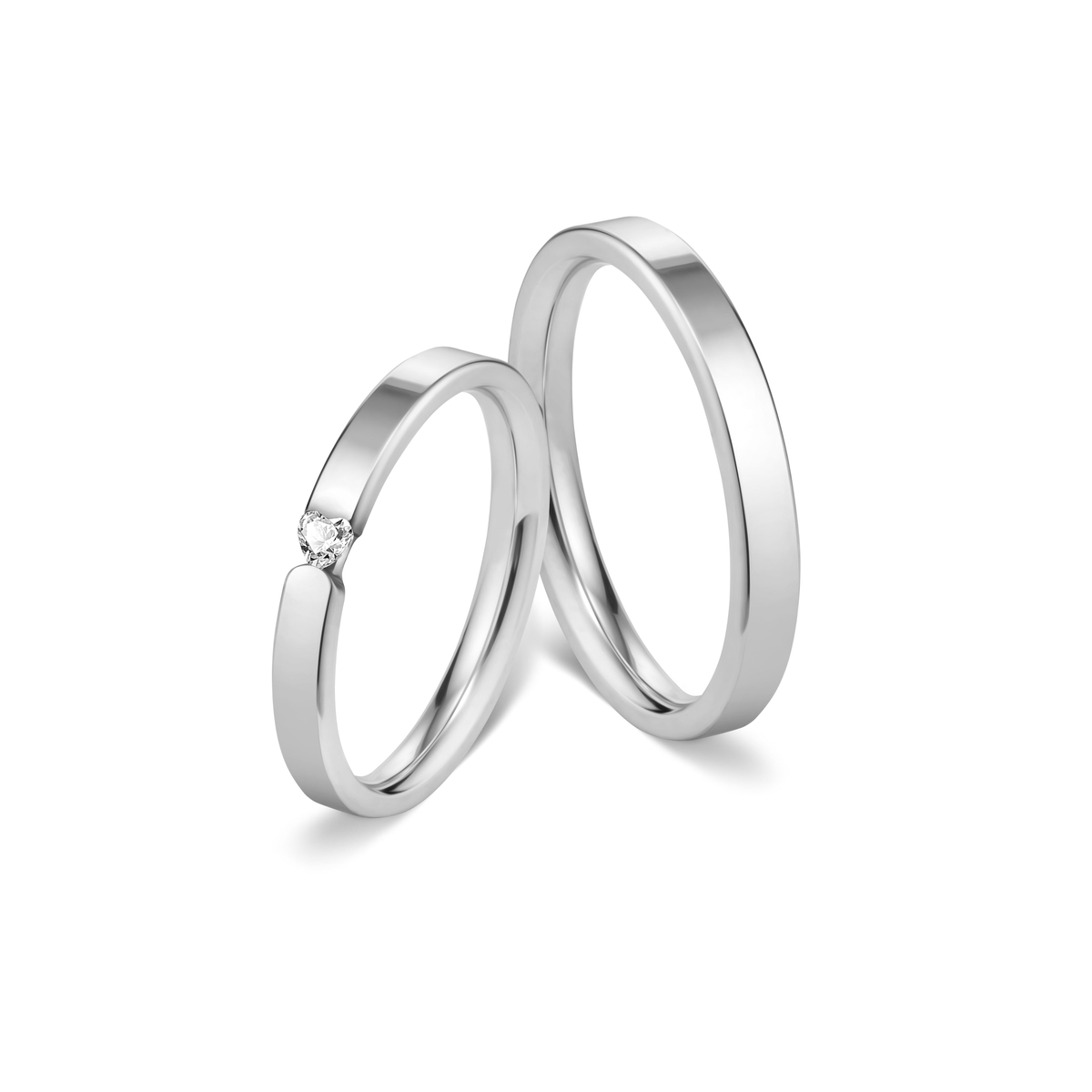 Komplet obrączek złotych SWEETHEART