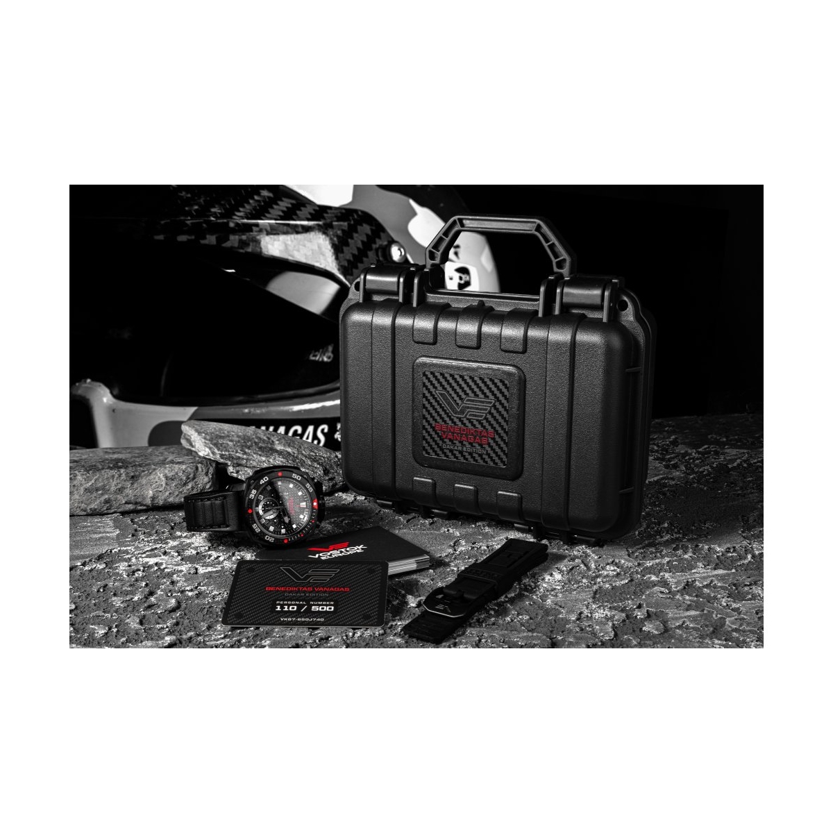 ZEGAREK VOSTOK EUROPE SYSTEMA PERIODICUM BENEDIKTAS VANAGAS DAKAR EDITION