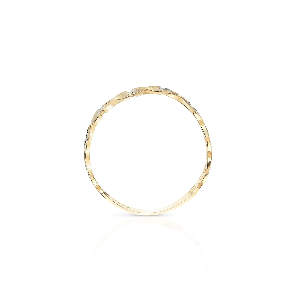 Pierścionek złoty wianek