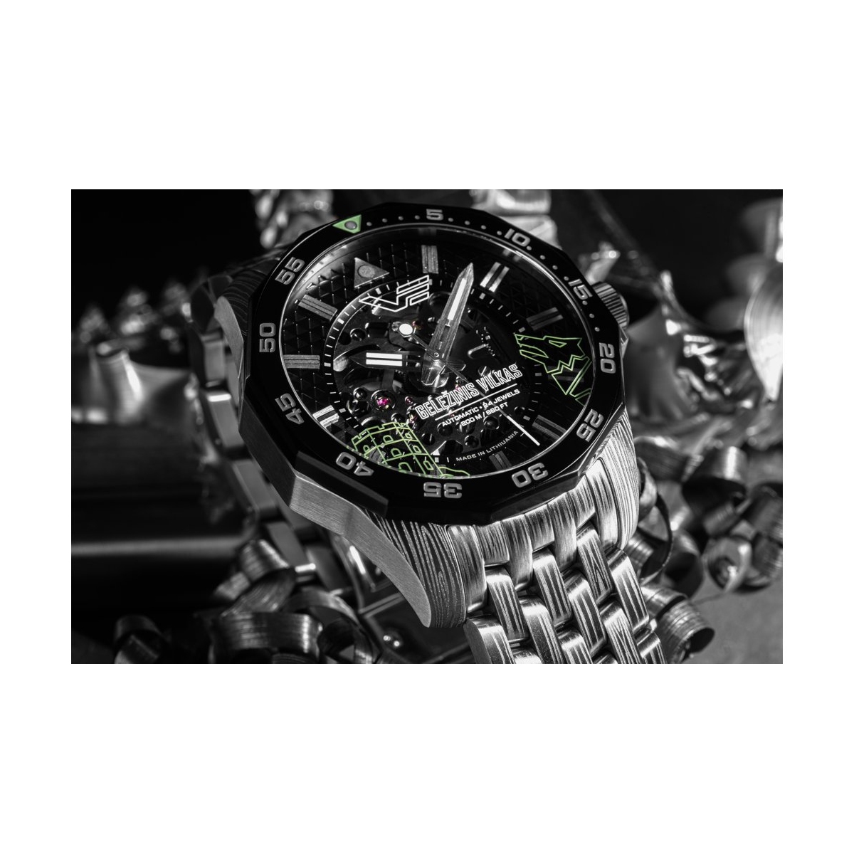 ZEGAREK VOSTOK EUROPE GELEŽINIS VILKAS "IRON WOLF" LIMITED EDITION