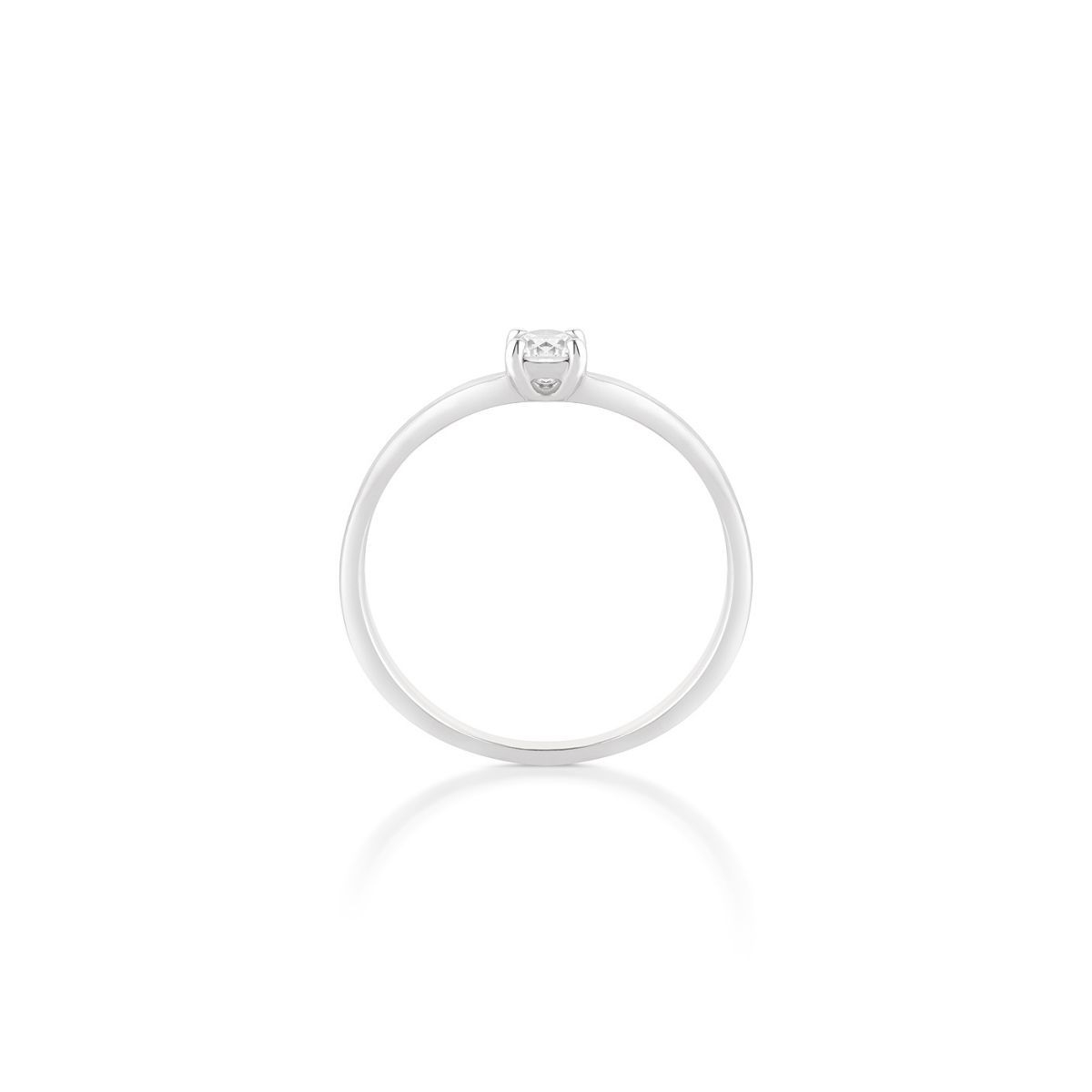 Pierścionek zaręczynowy złoty Szczęśliwy