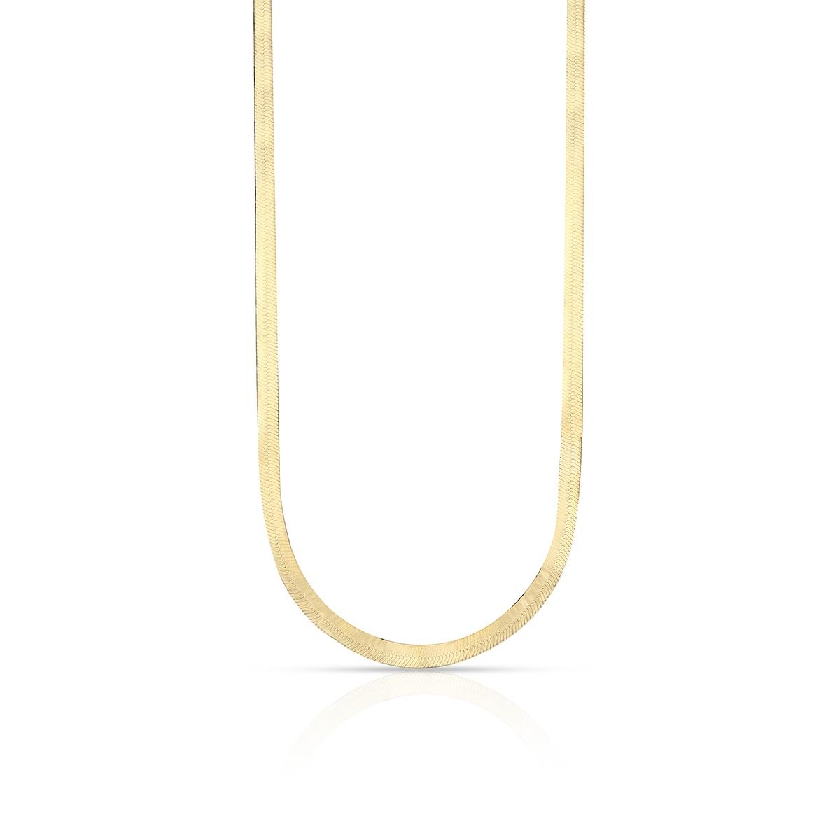 Naszyjnik złoty żmijka