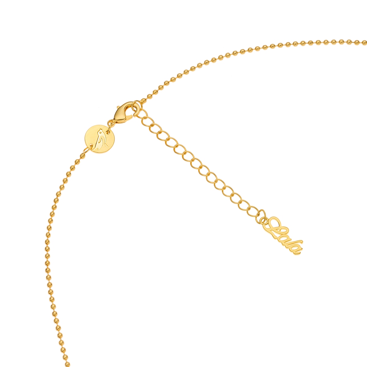 Naszyjnik Gold Hello My Name Is