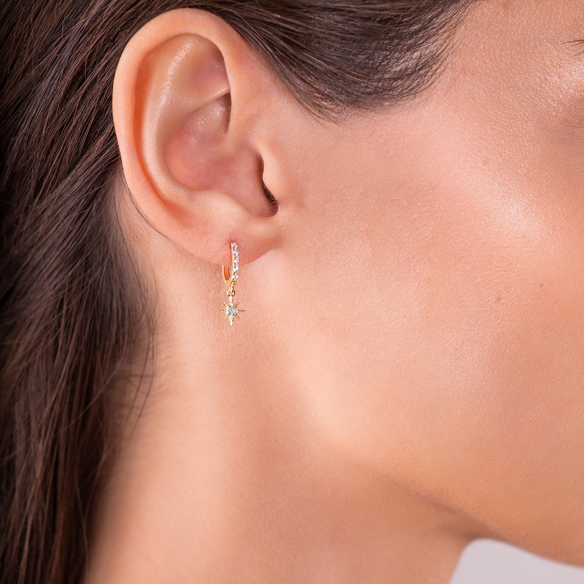 Kolczyk złoty Alchemia