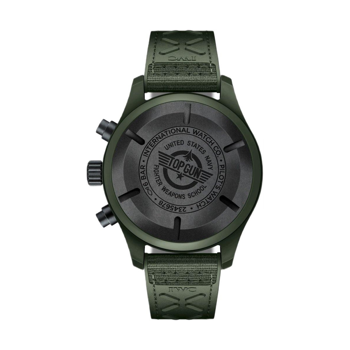 ZEGAREK IWC SCHAFFHAUSEN PILOT'S CHRONOGRAPH TOP GUN WOODLAND