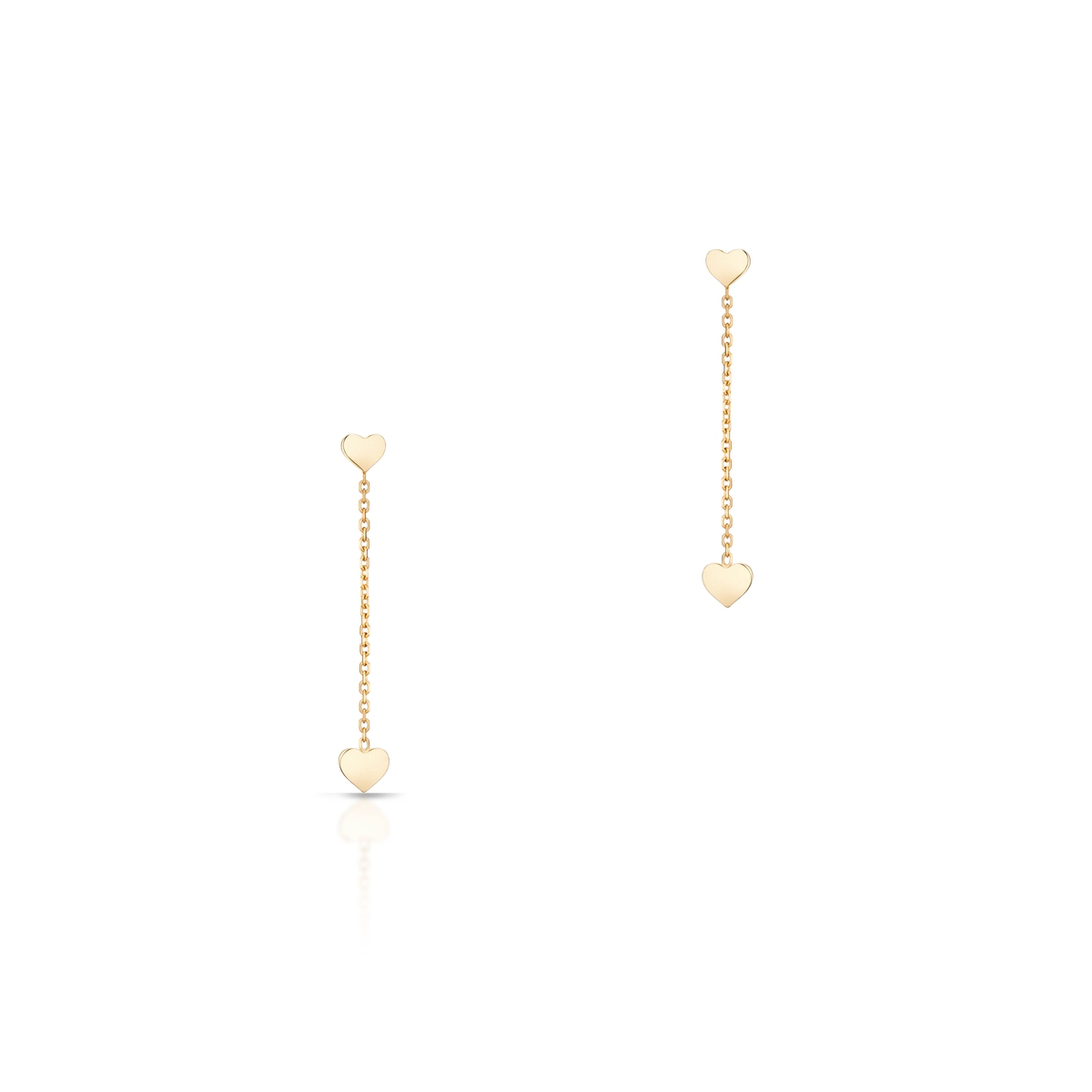 Kolczyki złote Czułość